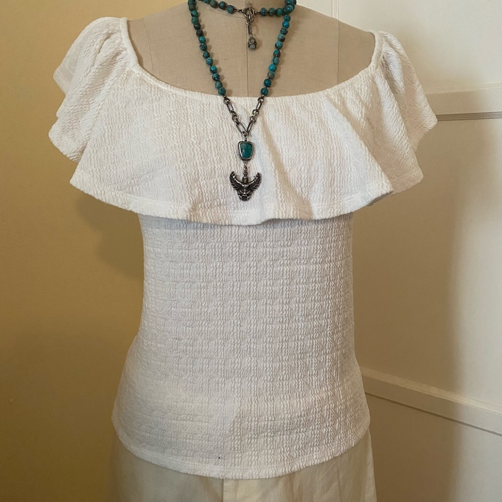 Anthropologie peasant blouse